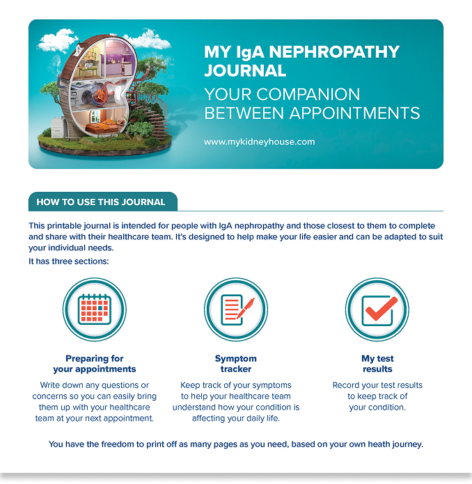 My IgA nephropathy journal